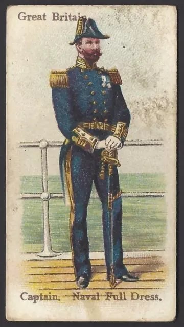 Wills - Soldiers & Sailors (Grey) - Great Britain, Captain, Naval Full Dress