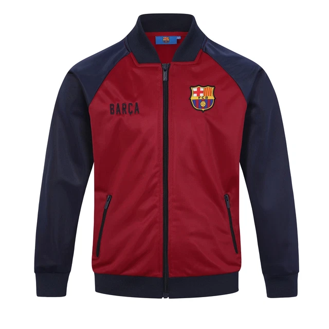 FC Barcelona Chaqueta De Entrenamiento Oficial Para Niño: Estilo Retro Y Pasión Culé (10-11 Años)