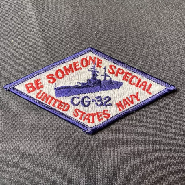 Original Vietnam War US Navy Patch CG-32 Be Someone Special