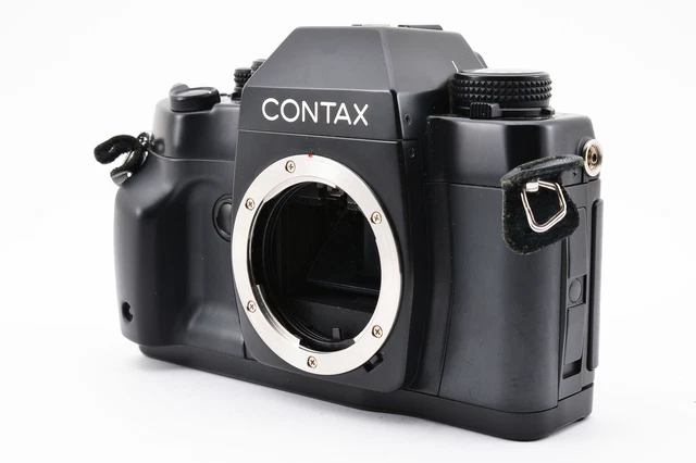 Read! [Near MINT] CONTAX RX 35mm SLR Film Camera Black Body Only From JAPAN