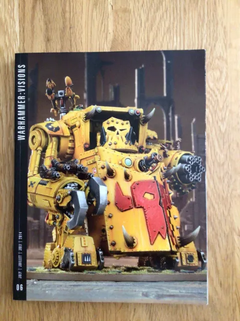 Games Workshop Warhammer Visions Magazine issue 6 July 2014