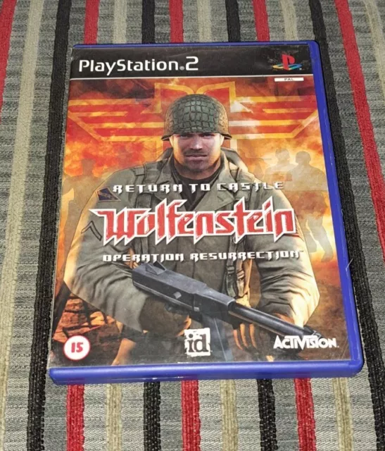 Return to Castle Wolfenstein: Operation Resurrection PS2 mit Handbuch