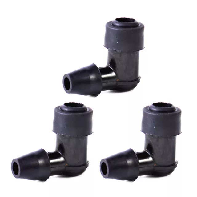 Neu 3x 90 Grad Zündkerzenstecker ohne Widerstand für Motorrad Dirt Bike ATV