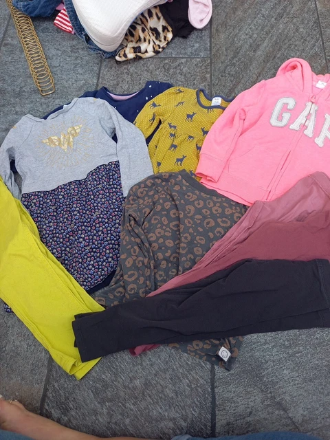 Girls Clothes Bundle 2-3 Years X9 Items. Hoody Dresses Leggings Jeans Top