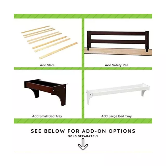 Full Size Conversion Kit Bed Rails for Rowen Crib by Delta Children & Simmons... 3