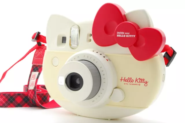 [NEAR MINT] Fujifilm Instax Mini Hello Kitty Instant Film Camera Red cheki JAPAN