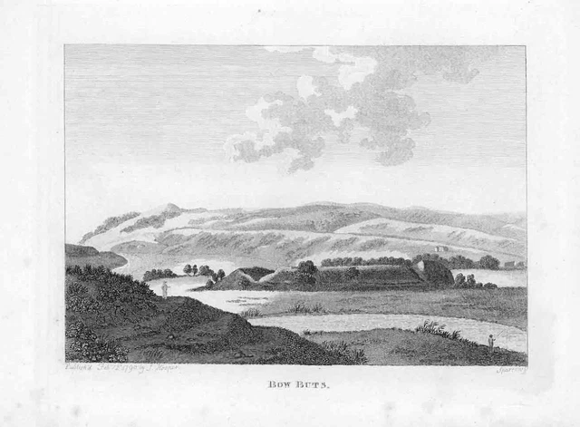 1797 Antique Print BOW BUTS Dumfries & Galloway Dumfriesshire (GS188)