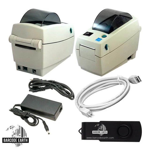 ZEBRA LP2824 PLUS Thermal Label Printer & USB, Power Supply