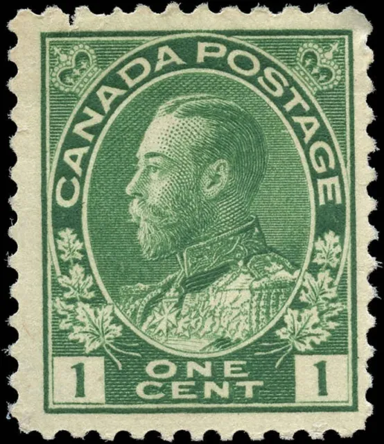 Canada Mint NH F+ 1c Scott #104 1911 Admiral King George V Issue Stamp