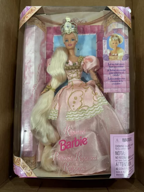 Rapunzel Barbie Doll 1997 Mattel New in Box Vintage 90s Collectable 17646