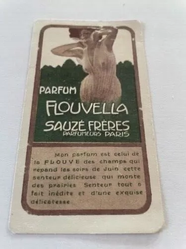 Carte  parfumée ancienne