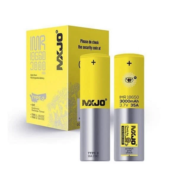 Drip Dip balboul Juice Inclus 2 Accus MXJO IMR 18650 3000 mA 35 A