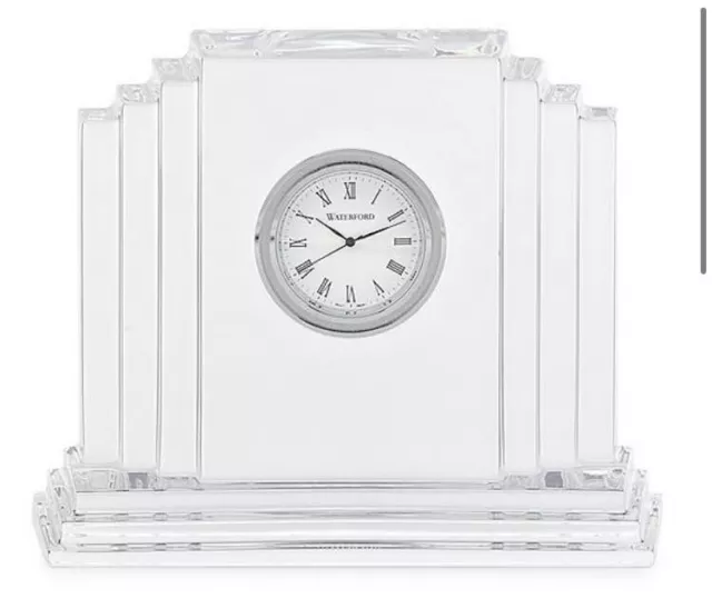 Waterford Crystal Metropolitan Clock ($285) NEW. Please read item description.