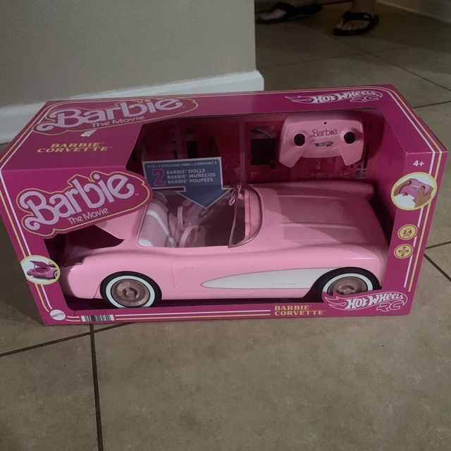 Barbie The Movie Hot Wheels' RC Corvette Remote Control Car 2023 Brand New