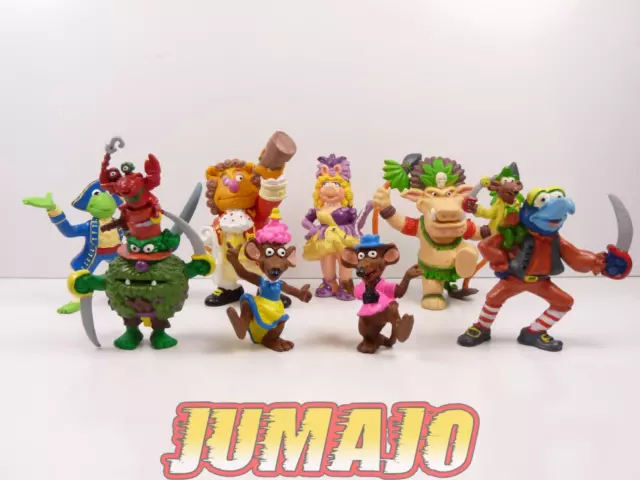 FIG149 : 8 figurines "Muppet Show" Treasure island MINILAND 9.5cm : Fozzie, Pigg