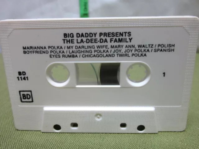 BIG DADDY & LA DEE DA FAMILY cassette tape Michigan polka Polish Boyfriend 1981