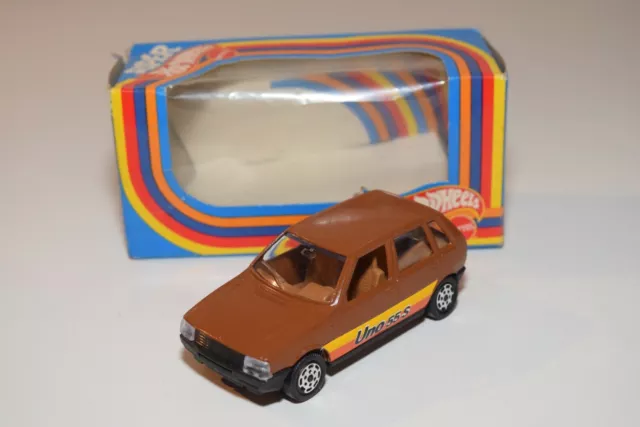 A21 1:43 Mebetoys Hotwheels Mattel Fiat Uno 55S 55 S Brown Nmib