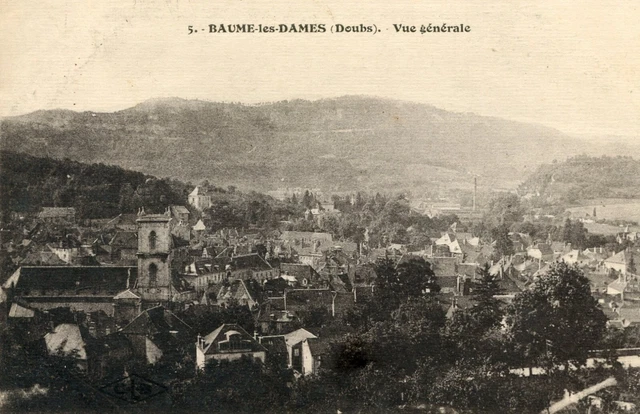 *25908 cpa Baume les Dames - vue générale