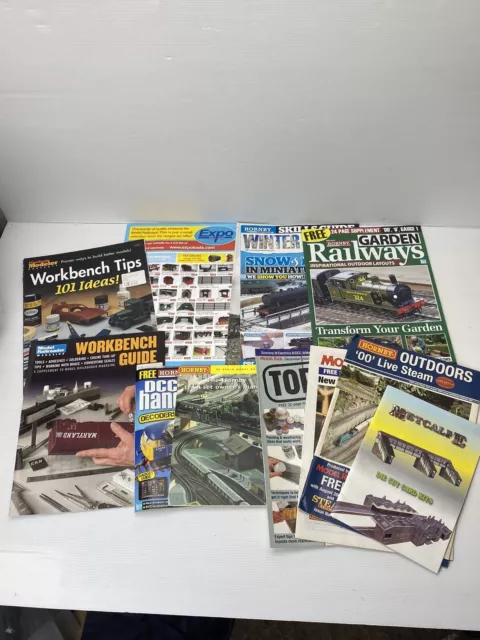 Hornby And Model Railroader Magazines Workshop Tips Railway Model Mixed Lot