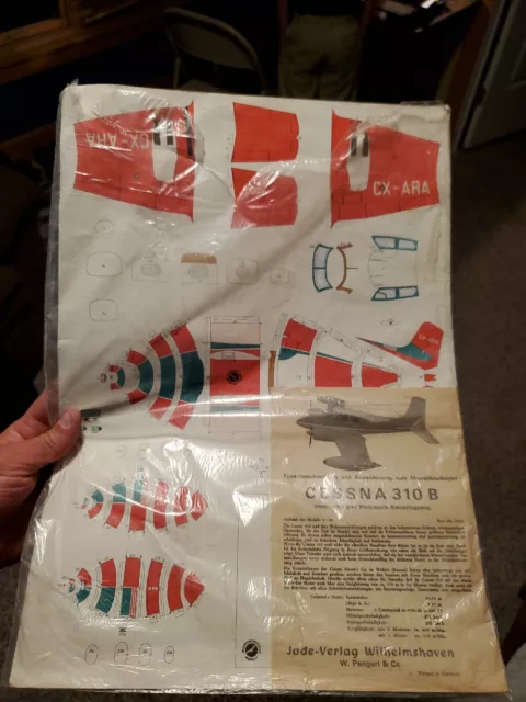 Cessna 310 Model Paper Airplane 3D Cessna 310 Model Paper Airplane 3D