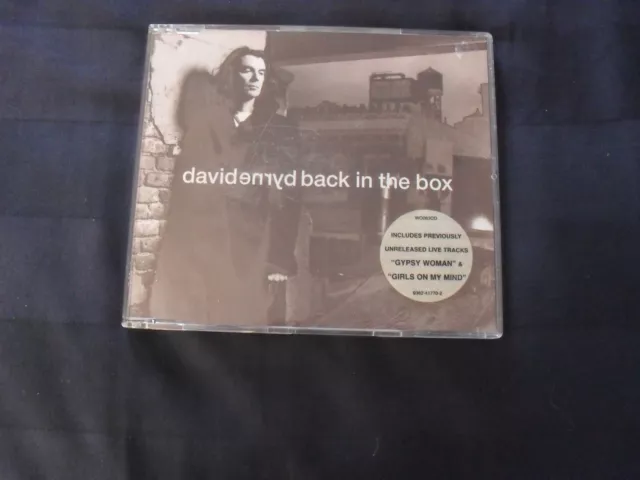 David Byrne- Back In The Box- 1994 Cd Single- Very Good Condition. Talking Heads