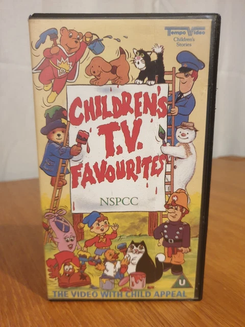 NSPCC CHILDREN S TV Favourites Cartoons Animation VHS Video Cassette nspcc-children-s-tv-favourites-cartoons-animation-vhs-video-cassette