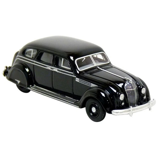 Modellfahrzeug Chrysler Airflow, schwarz, 1936.