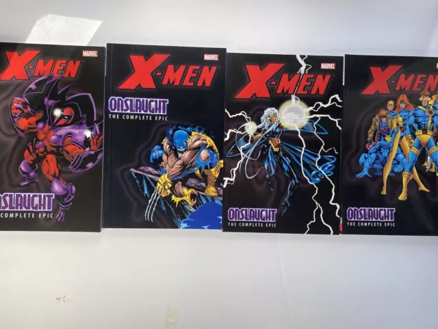 X-Men TPB - Complete Onslaught Epic Lot Vol 1 -4 OOP Rare