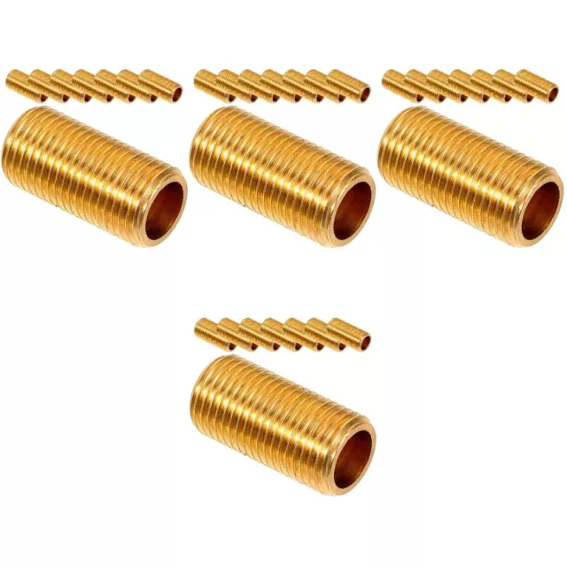 32 piezas tubo dental de cobre de latón conector de lámpara accesorios de iluminación