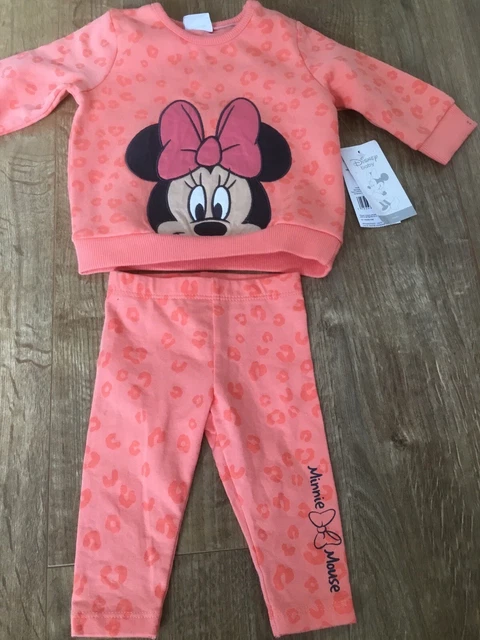 Baby Girls Bundle of Clothes Age 3/6 Months Hat Mittens Dress Top Disney Set 7