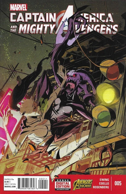 Captain America And The Mighty Avengers Comic 5 Cover A First Print 2015 Ewing