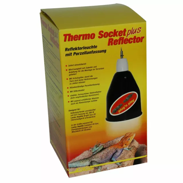 Lucky Reptile Thermo Socket plus Reflektor groß mit Steckverbinder - PNP