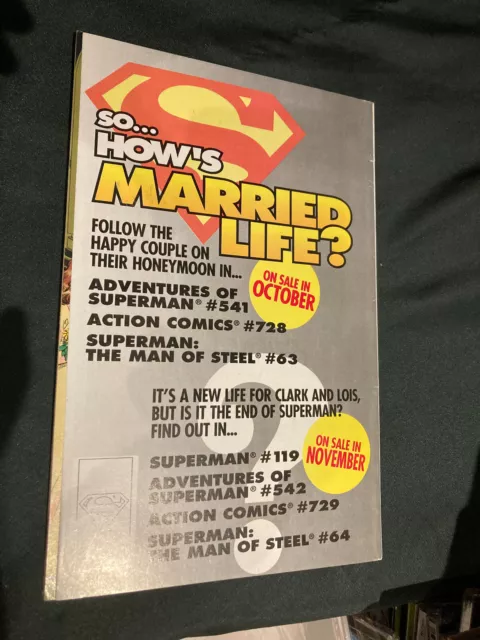 DC COMICS SUPERMAN THE WEDDING ALBUM #1 (1996) 1ST PRINT Excellent with Invite 2