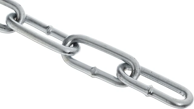 Campbell 0722827 Low Carbon Steel Zinc Plated Straight Link Coil Chain in Reel