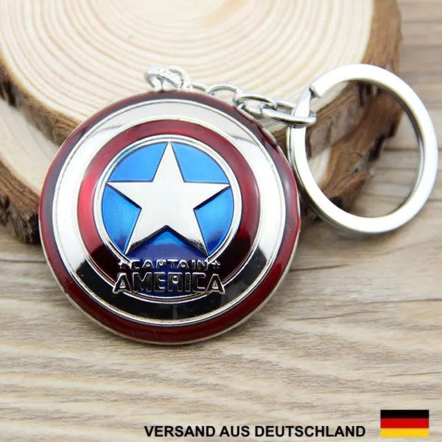 Captain America Schild  Schlüsselanhänger Marvel Avengers Comics Film Game  Held