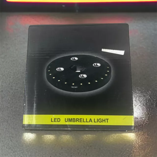 LED Umbrella Light 3 Light Modes New