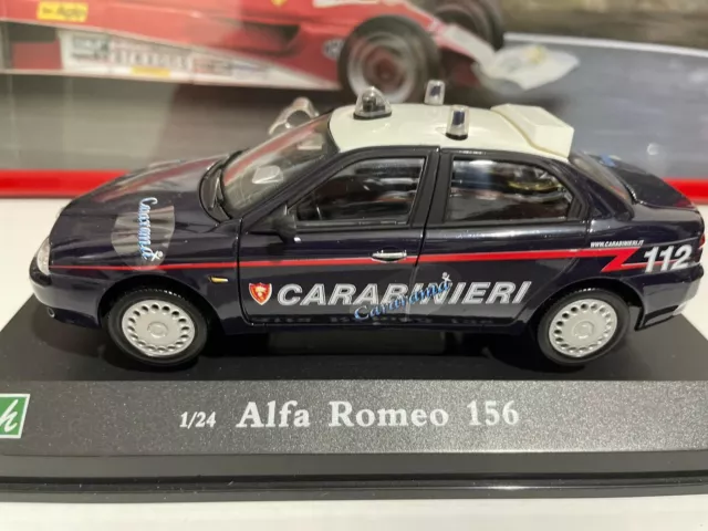 Cararama  Scala 1/24 Alfa Romeo 156 Carabinieri