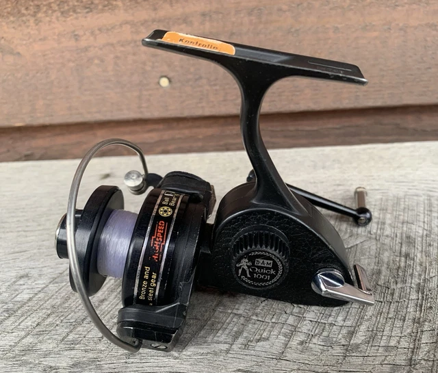 dam quick 1001 fishing reel Vintage 110 Microlite Spinning D.A.M. Quick 1000 & 1001