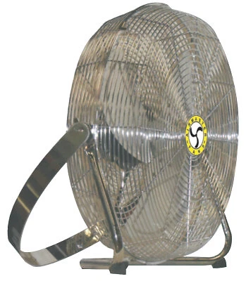 High Velocity Low Stand Fans, Swivel, Yoke Mount, 18 In, 1/8 per hp 10/4/2022,