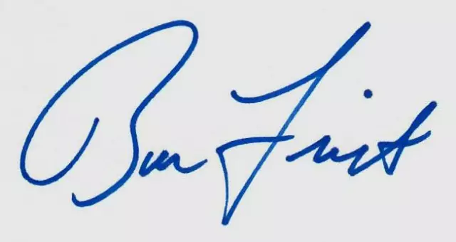 "Tennessee Senator" Bill Frist Hand Signed 3X5 Card JG Autographs COA
