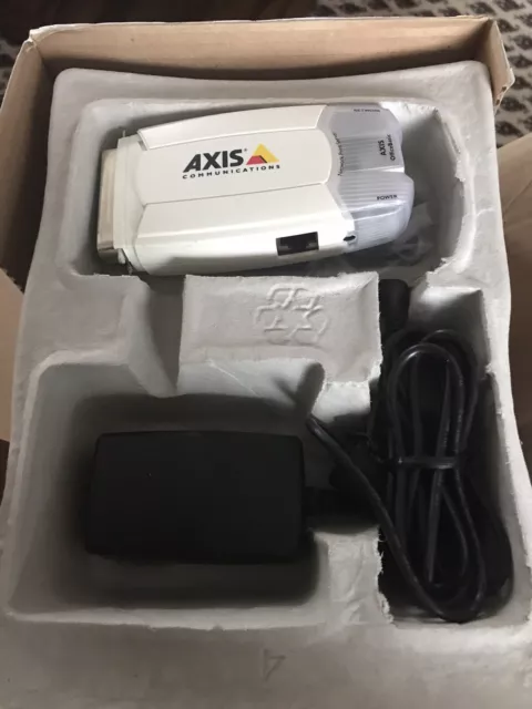 Axis 1650 Network Print Server US,120V,Ethernet Lan, Axis Etrax 100LX, 100 MHZ