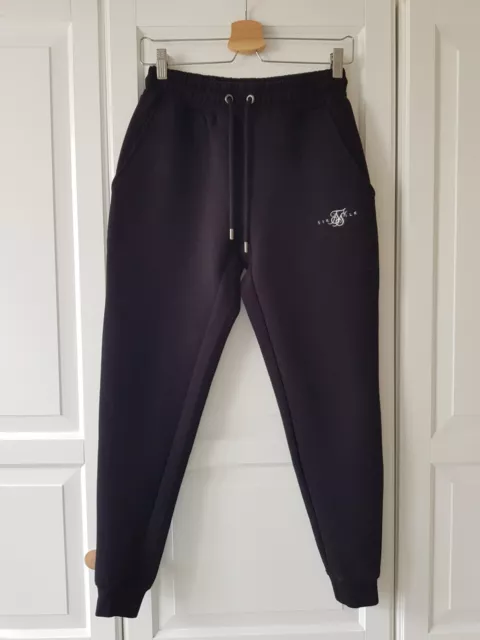 Siksilk Black Joggers Jogging Bottoms Size Small. Excellent Condition