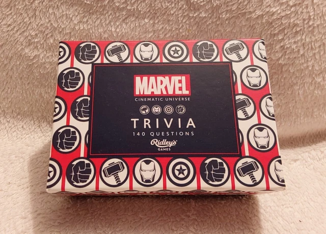 MARVEL CINEMATIC UNIVERSE Trivia Cards 140 Questions Ridley's Games £12 ...