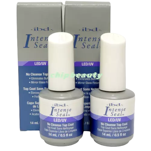 IBD Intense Seal LED/UV 0.5fl.oz No Cleanse 2x Top Coat Gel Builder