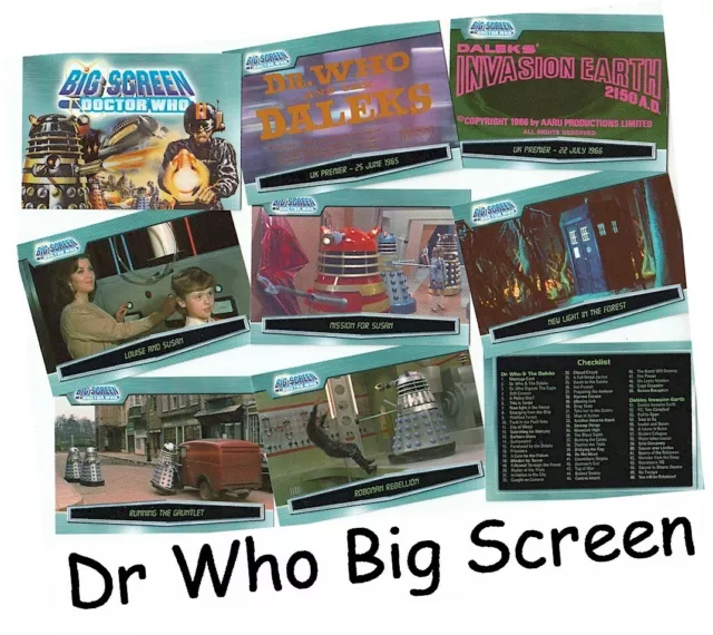 Doctor Who Big Screen - 100 Card Basic/Base Set - Dr Who - 2003 Strictly Ink