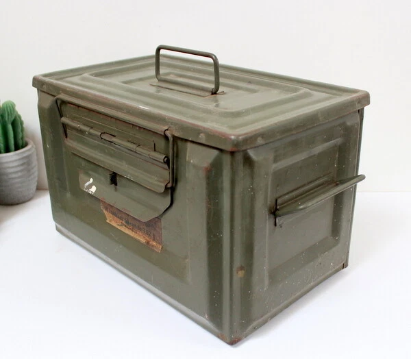 Caisse Militaire De Munitions – Armée Française – Années 1970 – Bois