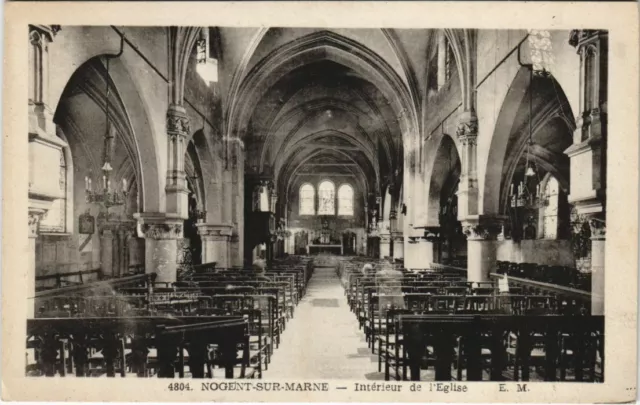 CPA NOGENT-sur-MARNE - interior of the church (145592)