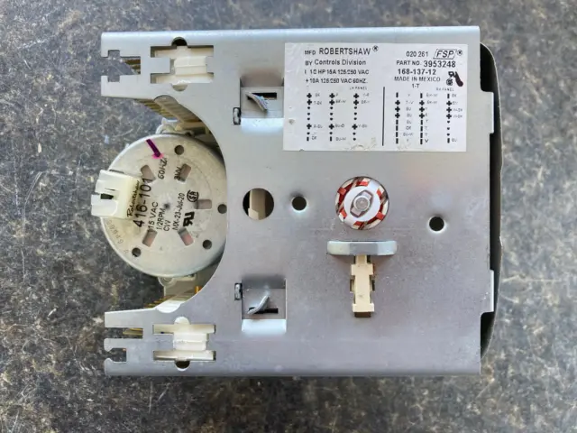 3953248 Whirlpool Washer Timer Free Shipping! 235