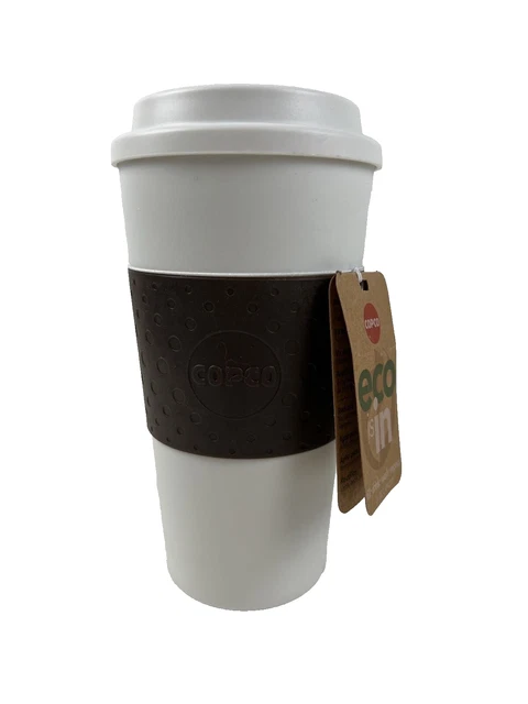 Copco Acadia Double Wall Insulated Hot or Cold To Go Travel Mug w Sleeve 16 oz