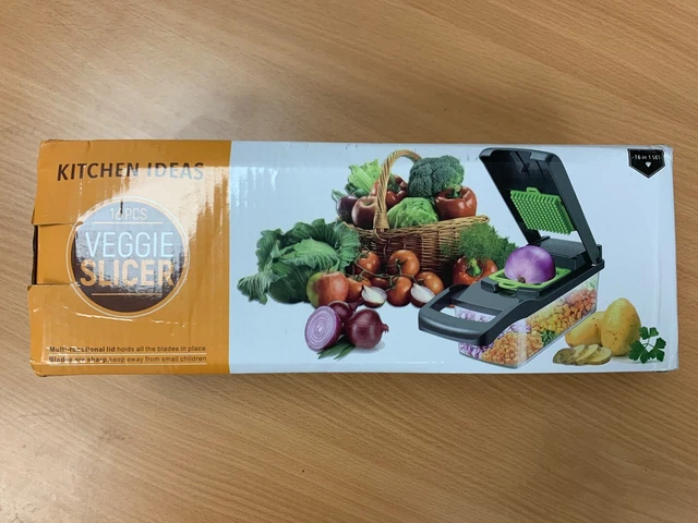 KITCHEN IDEAS VEGGIE Slicer 16 Pieces - CG BD3 £7.99 - PicClick UK